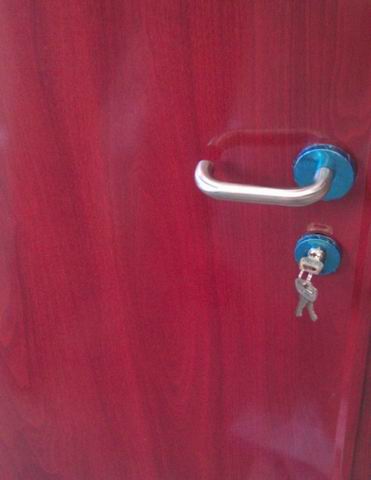 紅胡桃木紋轉(zhuǎn)印防火門(mén)